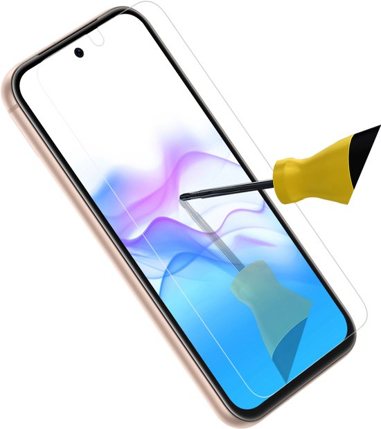 BeHello Google Pixel 8A Hoogwaardig glazen schermbeschermer