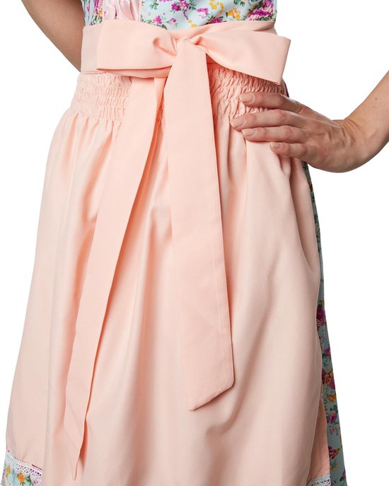 Dressforfun Midi-Dirndl Erding model 2 XL - verkleedkleding kostuum halloween verkleden feestkleding carnavalskleding carnaval feestkledij partykleding - 304638