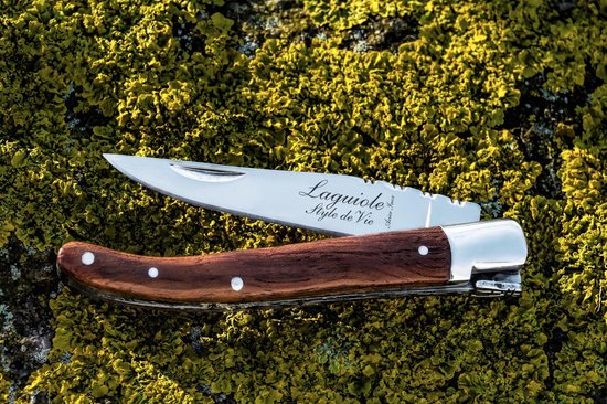 Laguiole Style de Vie Zakmes - in geschenkdoos - Rood pakkahout