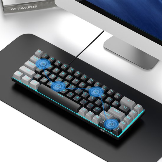 MageGee MK-BOX - Mechanisch Toetsenbord - Gaming Toetsenbord - Keyboard - Bedraad - Red Switch