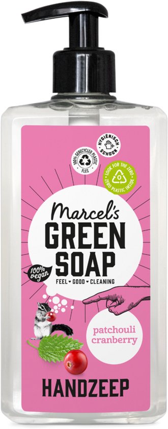 Marcel's Green Soap Handzeep - Patchouli & Cranberry - 500ml