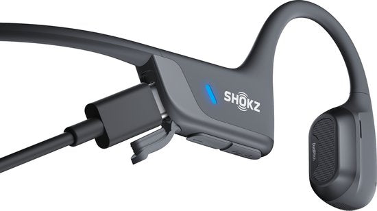 Shokz OpenRun Pro 2 Open-ear Sporthoofdtelefoon - Bone Conduction - IP55 water- en zweetbestendigheid - 12 uur batterij - Zwart
