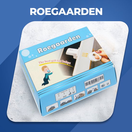 Roegaarden Kinderslot Kastjes - Kastbeveiliging Voor Kinderen - Kinderslot magneet - 4 stuks