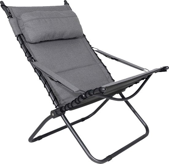 Crespo - Loungestoel - AP/262 - Tex-Comfort - Licht grijs