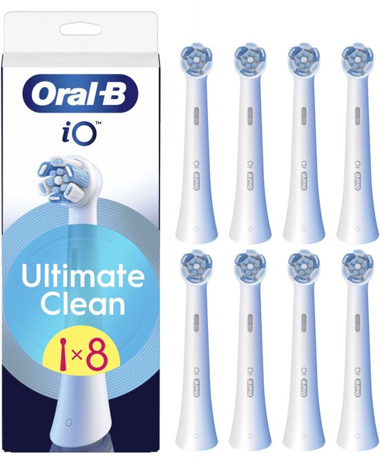 Oral-B Opzetborstels iO Ultimate Clean Wit - 8 stuks