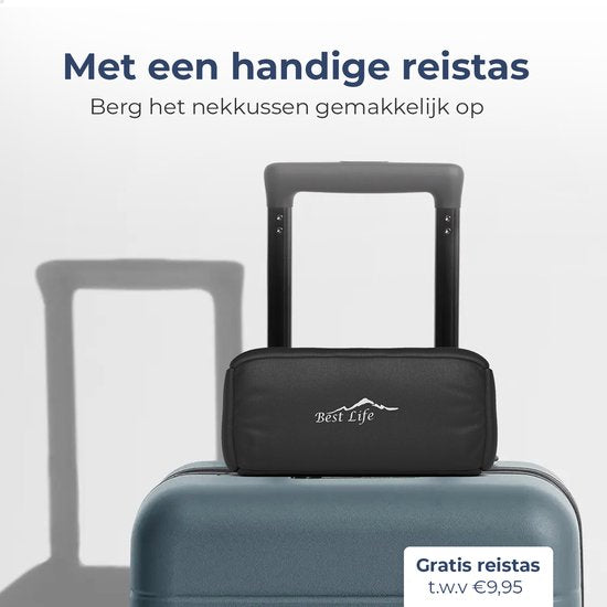 Best Life Nekkussen Vliegtuig – Reiskussen – Nekkussen Auto Kind – Memory Foam
