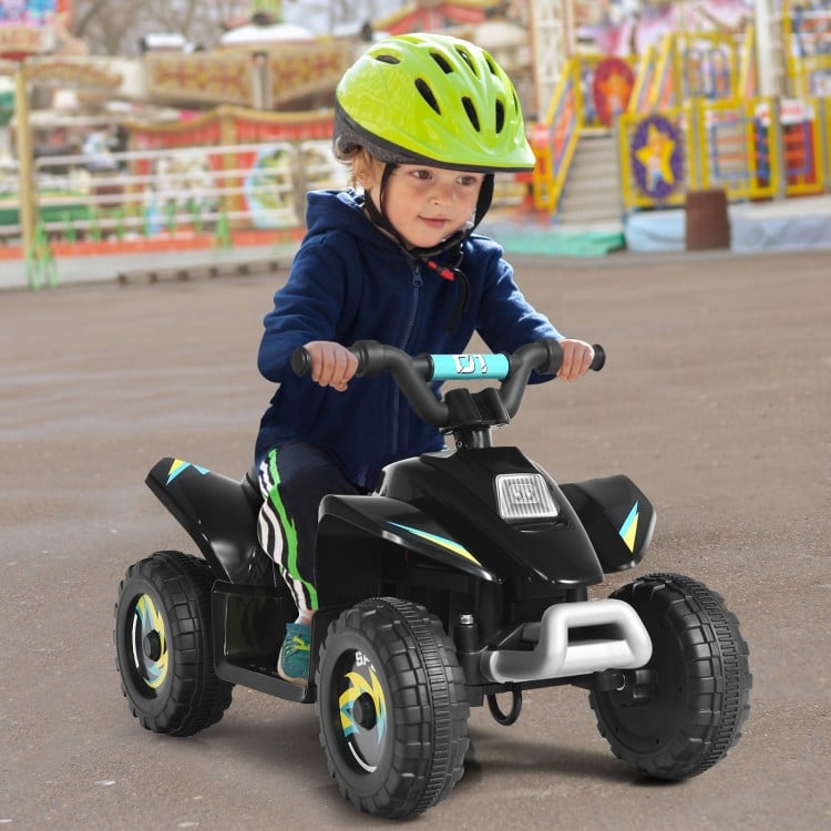 Coast Elektrische Auto voor Kinderen – Electro Kinderquad – 73 x 40 x 44,5 cm – Zwart