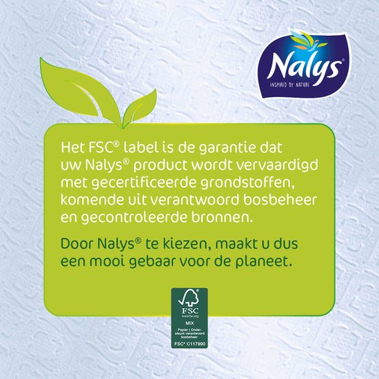 Nalys Soft Wit Toiletpapier - 2 Lagen - 96 Rollen
