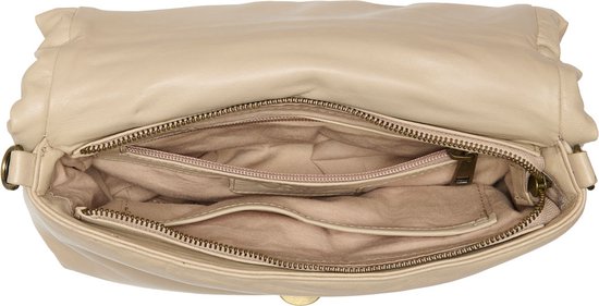 Chabo Bags - Diva Small - Schoudertas - Crossbodytas - Leer - Creme - 19 x 30 x 10 cm - 5.7 liter