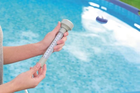 Bestway - Drijvende Zwembadthermometer - FlowClear - Waterthermometer - Fahrenheit en Celsius - Zwembad Onderhoud