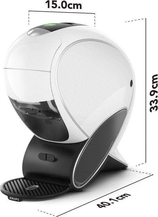 Krups NESCAFÉ Dolce Gusto NEO YY5679 - Latte Koffiemachine - Wit - Speciaal ontworpen voor liefhebbers van zwarte koffie en melkspecialiteiten