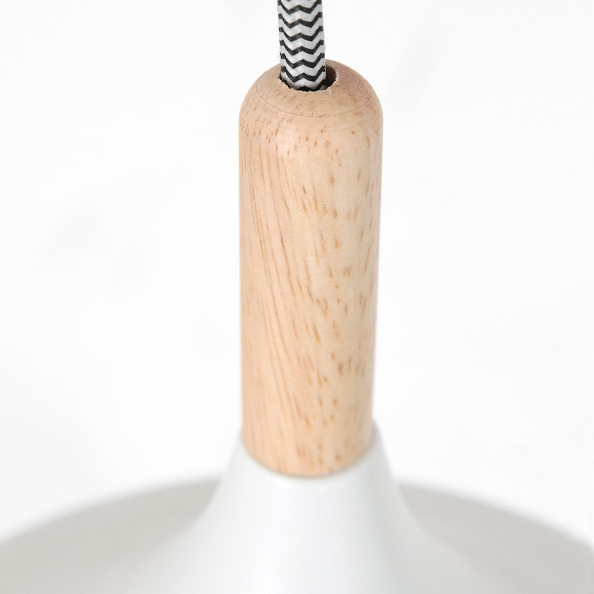 Mexlite - hanglamp - Bjorr - wit - hout metaal - grote eettafellamp - E27 - 3099W
