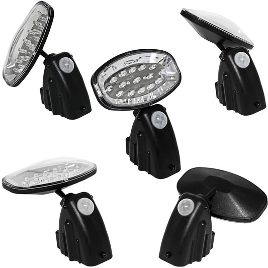 Monzana Wandlamp op zonne-energie 15 LED's met bewegingssensor