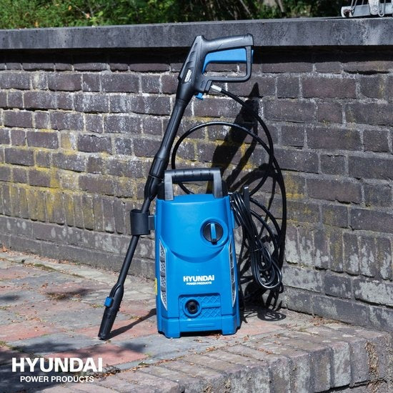 HYUNDAI hogedrukreiniger 1500W - Complete deluxe set - 360 L/uur - Inclusief veel accessoires - spuitstukken - terrasreiniger - zeeptank
