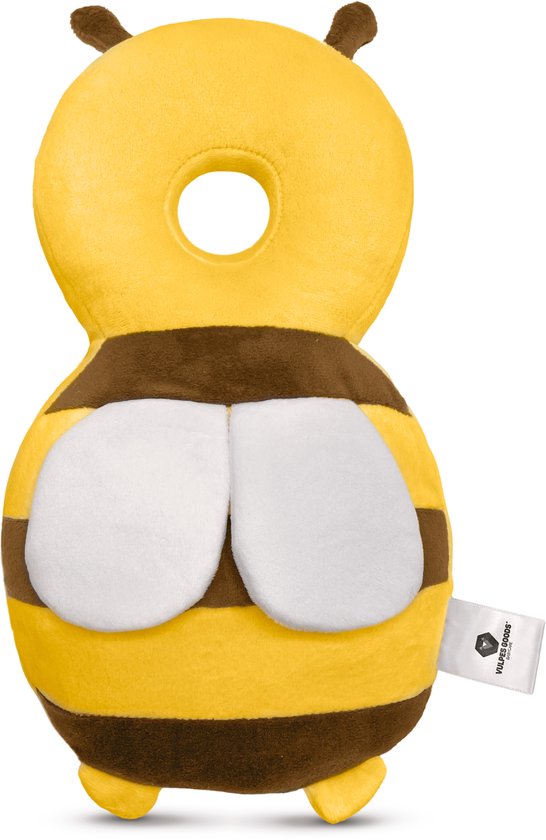 Vulpes Goods® BabyCare - Baby Hoofdbeschermer - Baby Valkussen - Baby Veiligheidskussen - Valrugzak - 3D Ademend - Veilig leren lopen - Bij
