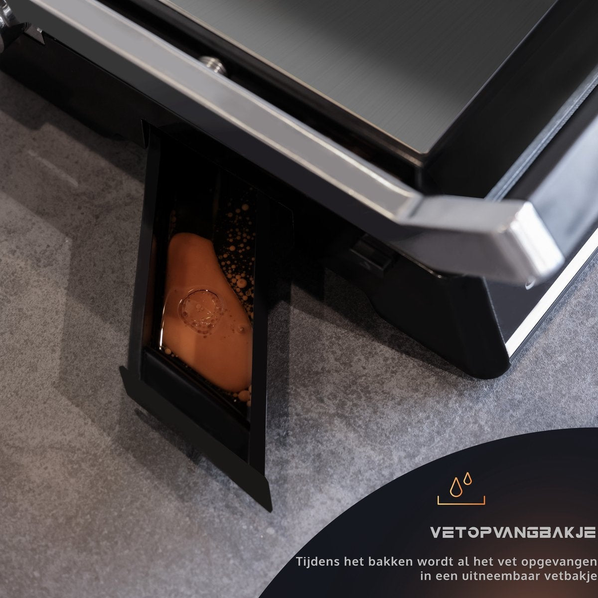 JAP Appliances Integrill – Contactgrill 2000W – Uitklapbaar – Uitneembare Platen