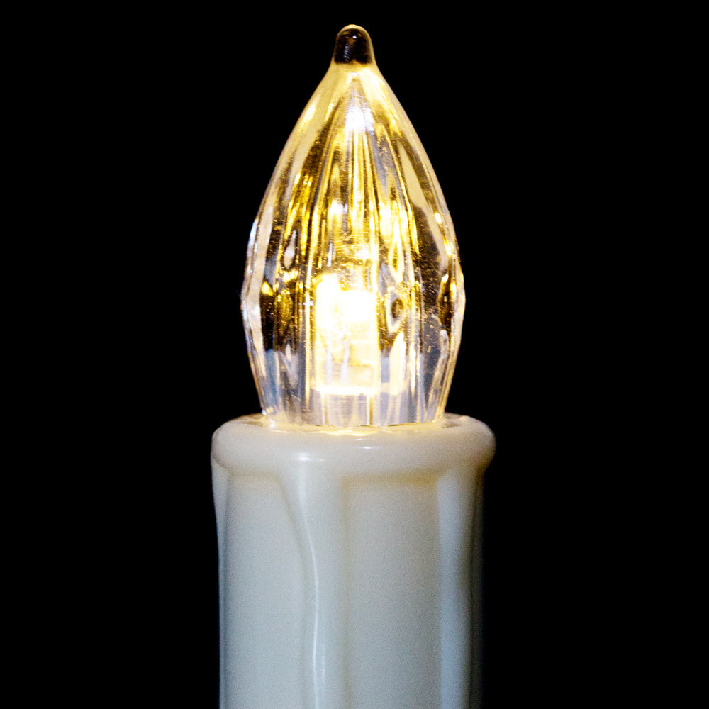 Monzana Kerstverlichting - Kerstboomkaarsen 30 x MET afstandsbediening & timer - LED- warm wit