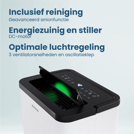 Auronic Luchtontvochtiger - Compact Pro Plus - 20L - Vochtvreter voor in Huis - Wit