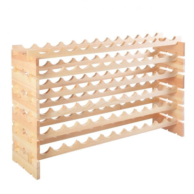 Coast - Wijnrek - Hout - 72 Flessen - Stapelbaar