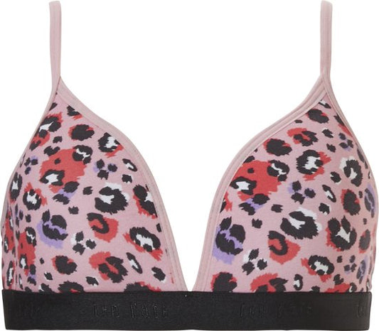 ten Cate voorgevormde bh top leopard pink voor Meisjes - Maat 65A