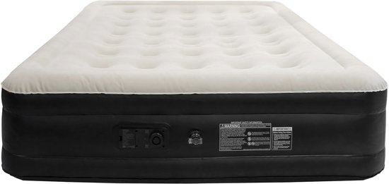 FLOAT NimbusRest - 2 Persoons luchtbed met ingebouwde elektrische pomp - < 3 min snel opgeblazen - 198 x 152 x 38 cm - Zelfopblazend Twee persoons luchtmatras - Logeerbed Queen