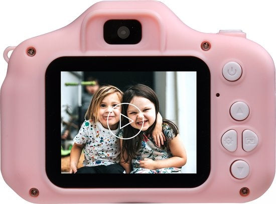 Denver Kindercamera Full HD - Selfie Camera - 40MP - Digitale Camera Kinderen - Foto en Video - Spelletjes - KCA1340 - Roze