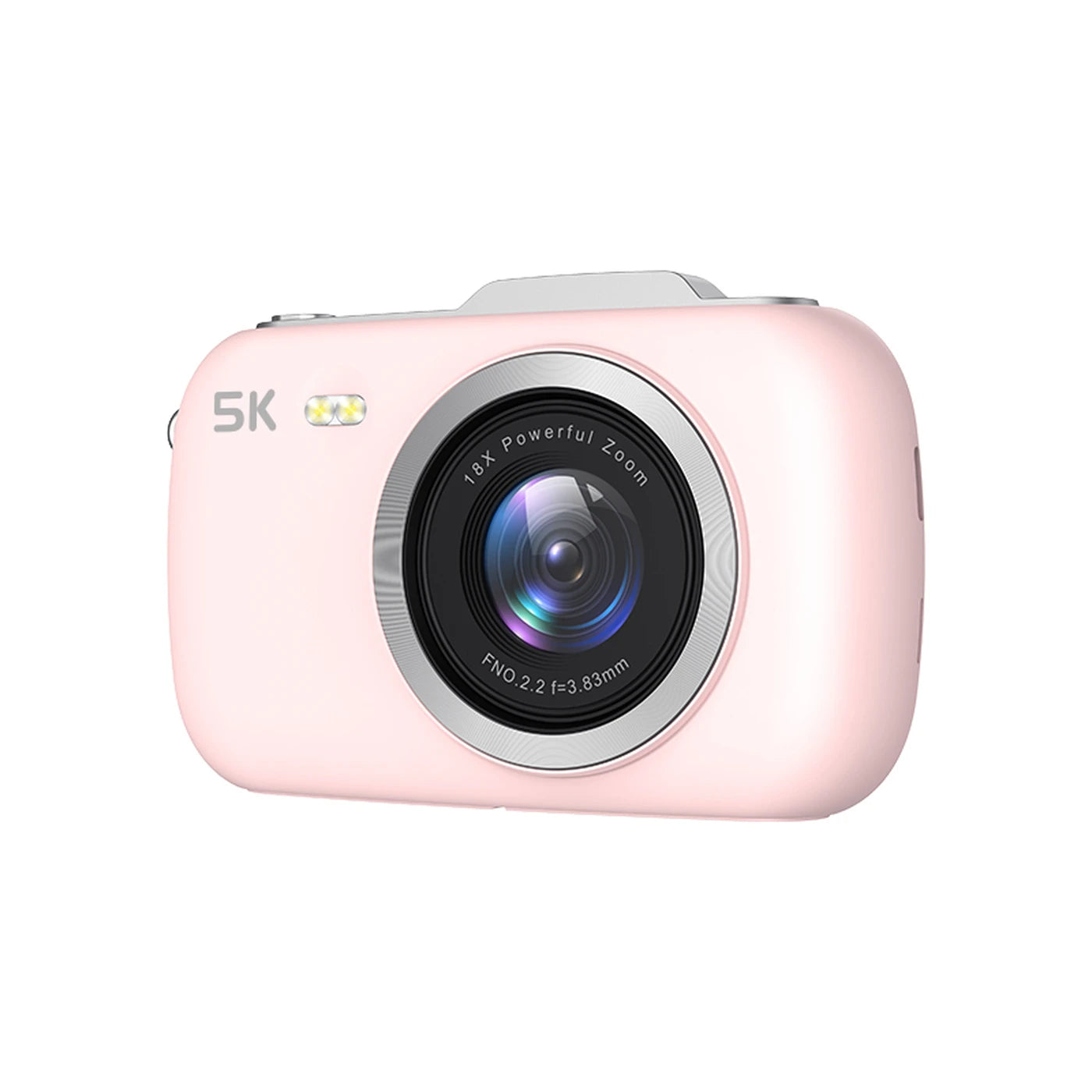 KOMERY G7 5K Digitale Camera – 80 MP UHD, 18x Zoom, Vlogcamera – Wit