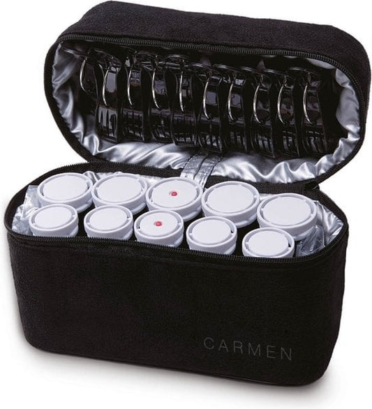 Carmen C2010 - Reis krulset - 10 rollers - Inclusief reisetui - Dual Voltage