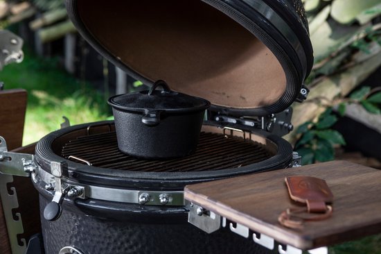 Grizzly Grills Kamado Elite Medium - Barbecue - ø39cm / ø15inch - Zwart - Compleet