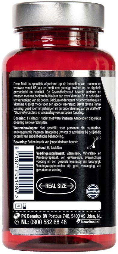 Lucovitaal Multi A-Z 65+ 60 tabletten