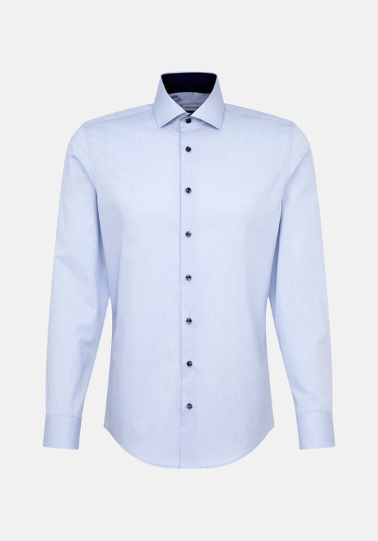 Seidensticker  Business Hemd Slim - maat  41 -  Blauw