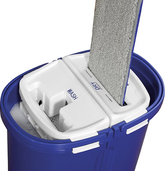 Livington Touchless Mop XXL – zelfreinigende mop – huishoudhulp 2019 - grote capaciteit 7 liter – automatisch dweilsysteem – 360 graden draaiende mop – vloeren schoon maken – makkelijk reinigen
