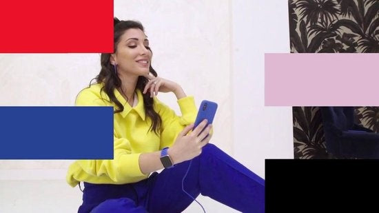 Celly Feeling Samsung S20 hoes- Siliconen buitenkant met antikras binnenkant - Blauw