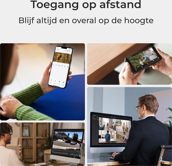 Reolink 2K 4MP Compacte Beveiligingscamera voor Buiten, 2,4/5 GHz WiFi, Detectie van Personen/Voertuigen/Dieren, Nachtzicht in Kleur