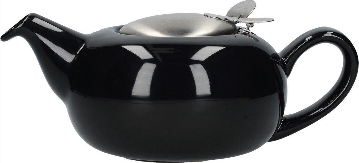 London Pottery Theepot Pebble 500 Ml Keramiek - Zwart