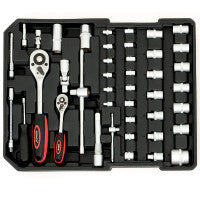 Monzana Gereedschapskoffer - 899 Accesoires 37x23x50cm - Antraciet