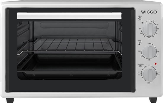 Wiggo WMO-E353(W) - Vrijstaande Mini Oven - Electrisch - 50 CM - 35 liter - 1800 W - Wit