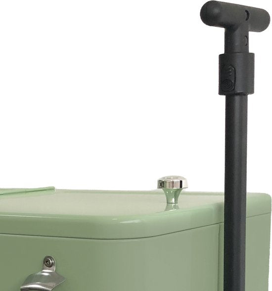 AXI Bolderwagen Cooler Go in Groen - Bolderkar - Koeler met wielen - 76L inhoud - Koelbox met aftapkraan