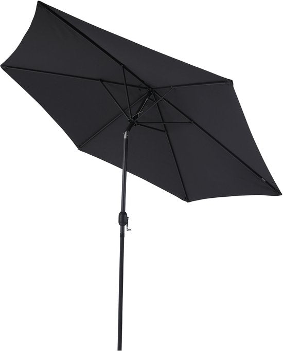 AXI Noor Stokparasol Ø 300cm Antraciet/grijs – Gepoedercoat frame - Kantelbaar