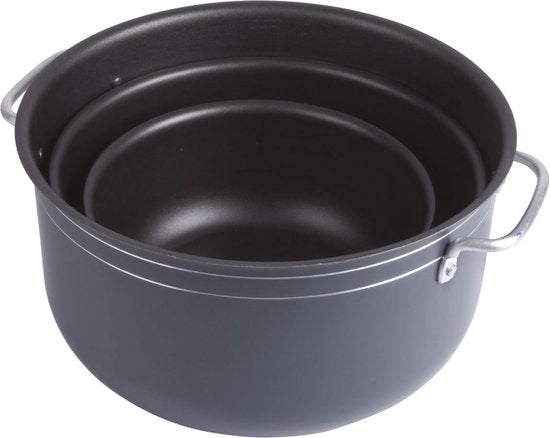 Bo-Camp - Pannenset - Rondo - 3-Delig - Carbonstaal