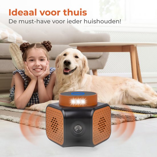 Nuvance Muizenverjager - Ultrasone Verjagers - Ratten & Ongedierte Verjager - 360 Graden & 4 Modi - Muizen Bestrijding - Oranje