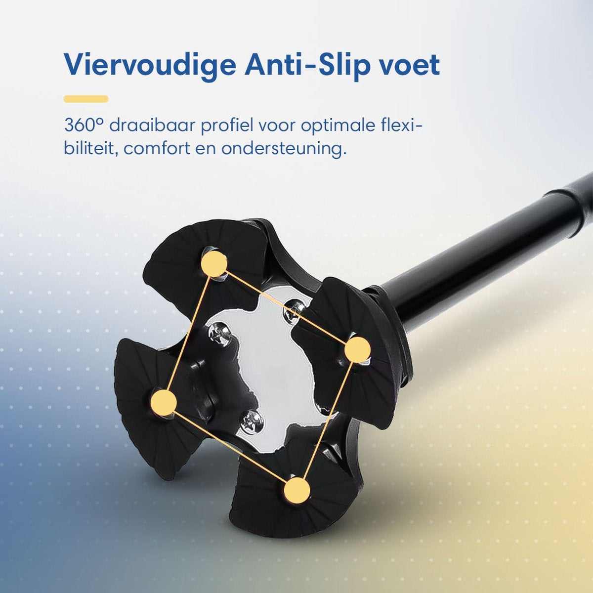 SafeLife Wandelstok met LED verlichting - Opvouwbaar en verstelbaar