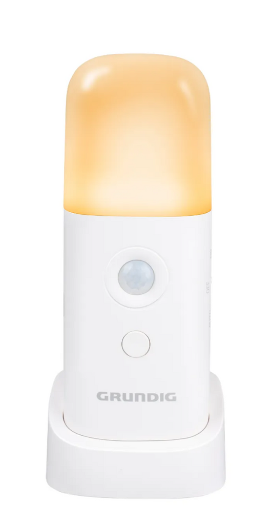 Grundig Sensorlamp Nachtlampje - Bewegingssensor - 10 x 14.9 x 17 cm - Wit