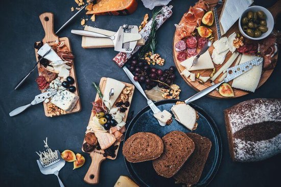 Boska Kaasmes Halfzacht Monaco+ Nr.4 - Kaasmes zachte kaas - Briemes - Award winnaar - RVS - Vaatwasserbestendig kaasmes - Keukengerei - Keuken accessoires - 10 jaar garantie