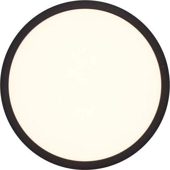 Brilliant Tuco - Plafondlamp - LED 16W - 3000K - Zwart/Wit