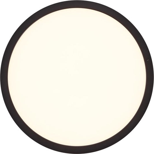 Brilliant Tuco - Plafondlamp - LED 16W - 3000K - Zwart/Wit