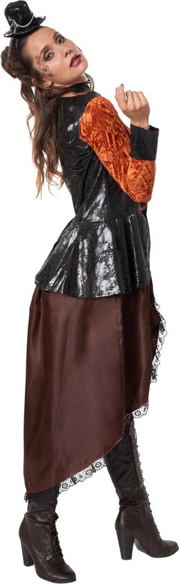 dressforfun - Steampunk prinses XXL - verkleedkleding kostuum halloween verkleden feestkleding carnavalskleding carnaval feestkledij partykleding - 302324