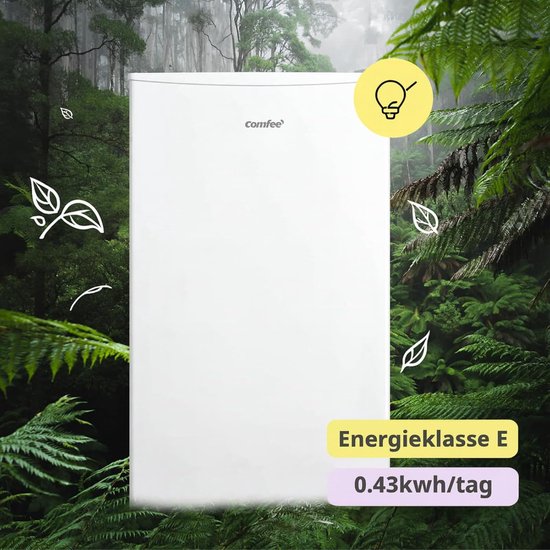 COMFEE RCU60WH2(E) 60 liter staande vriezer, 3 vakken