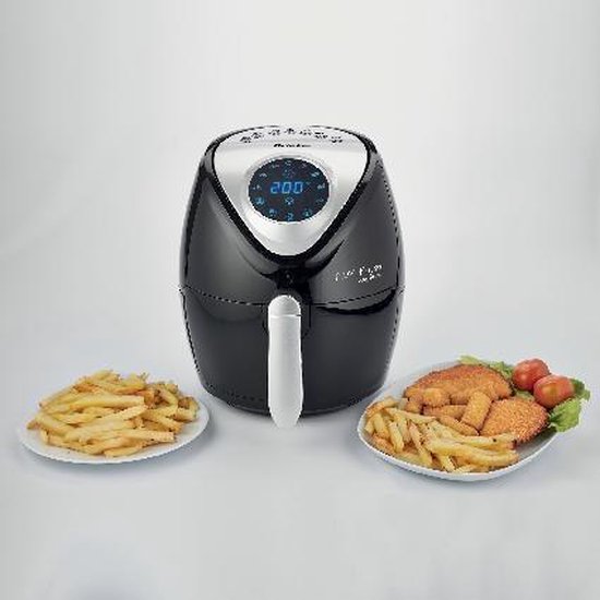 Ariete 4616/00 Enkel 3,5 l Vrijstaand 1300 W Heteluchtfriteuse Zwart, Zilver
