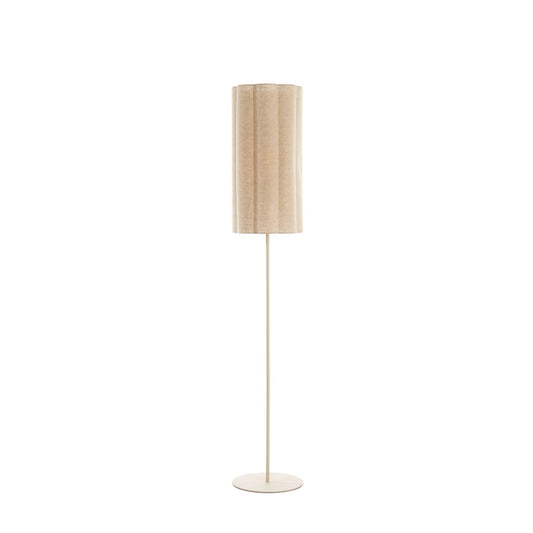 Light & Living Vloerlamp Fringe Ø 30 cm, H 165 cm, Crème – Scandinavisch design